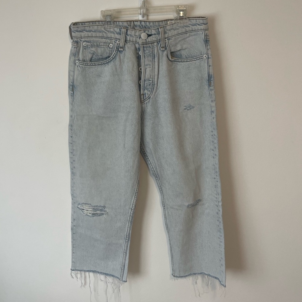 Rag & Bone Maya High Rise Ankle Straight Jean